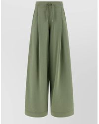 Dries Van Noten - Cotton Wide-Leg Trousers - Lyst