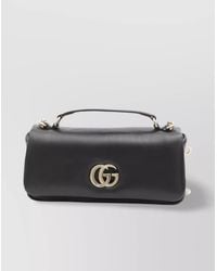 Gucci - Gg Milano Small Leather Top Handle Bag - Lyst