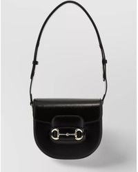Gucci - Horsebit 1955 Mini Leather Crossbody Bag - Lyst
