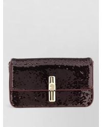 Furla - Iride Sequin Shoulder Bag Adjustable Strap - Lyst