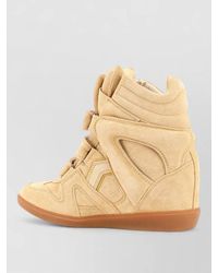 Isabel Marant - Bekett Suede Leather High Top Wedge Sneakers - Lyst
