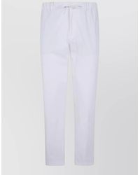 Herno - Trousers Regular Cut Elastic Waistband Belt Loops - Lyst