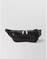 Rick Owens - Calf Leather Belt Bag With Adjustable Strap - Lyst