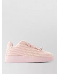 Burberry - Lf Box Knit Sneakers Synthetic Cameo - Lyst