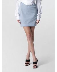 Vivienne Westwood - High Waisted Mini Skirt Striped Pattern - Lyst