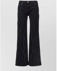 Y. Project - Leather Patch Belt Loop Distressed Jeans - Lyst