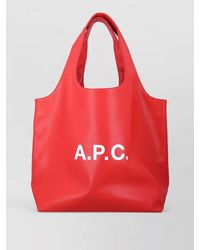 A.P.C. - Ninon Large Tote Bag Long Handles - Lyst
