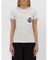 Max Mara - Crew Neck T-Shirt - Lyst