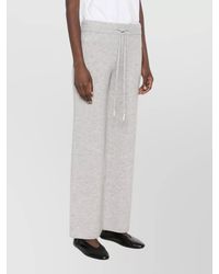 ERMANNO FIRENZE - Lounge Trousers Soft Knit Relaxed Silhouette - Lyst
