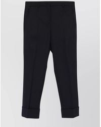 Incotex - Tapered Wool Cropped Trousers - Lyst