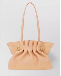 Ferragamo - Small Soft Bag Chain Detail - Lyst