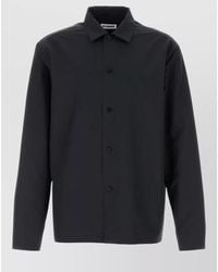 Jil Sander - Long Sleeve Polyester Shirt Tailored Design - Lyst