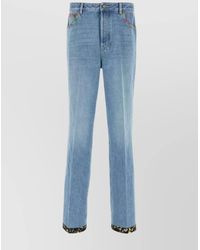 Valentino Garavani - Denim Straight-Leg Trousers - Lyst