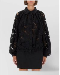 Patou - Lace Balloon Blouse - Lyst