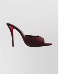 Christian Louboutin - Pointed Toe Mules Featuring A Heel - Lyst