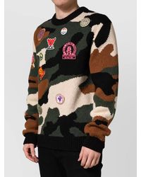 Dolce & Gabbana - Cashmere Intarsia-Knit Camouflage Jumper - Lyst