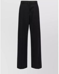 Valentino Garavani - Virgin Wool Wide-Leg Trousers - Lyst