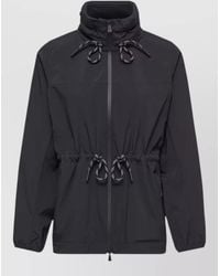 Moncler - Jacket Drawstring Waist Elastic Cuffs High Collar - Lyst