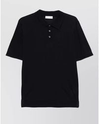 Roberto Collina - Silk Knit Polo Shirt Short Sleeves - Lyst