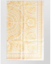 Versace - 'Barocco' Large Silk Scarf - Lyst