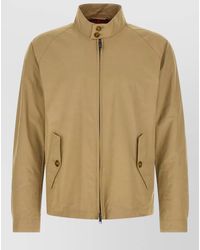 Baracuta - G4 High Collar Jacket Buttons Pockets Cuffs - Lyst