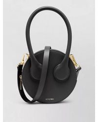AZ FACTORY - Mini Round Leather Clutch Bag Strap - Lyst