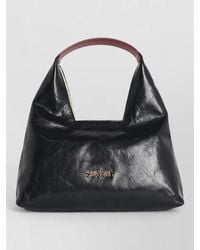 Marni - Trapeze Mini Leather Shoulder Bag Contrast Handle - Lyst