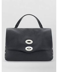 Zanellato - Shoulder Bag Calfskin Studs Metal Handle - Lyst