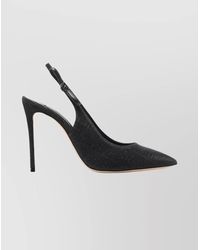 Casadei - Chanel Triniton Slingback Pointed Toe Pumps - Lyst