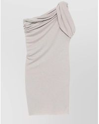 Rick Owens - Draped Cotton Tank Top - Lyst