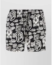 Vilebrequin - Stretch Polyester Swimming Shorts With Tahiti Turtles Pattern - Lyst