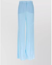 Sportmax - Viscose Wide-Leg Trousers - Lyst