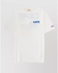 MC2 Saint Barth - Crew Neck Short Sleeve Graphic Print T-Shirt - Lyst
