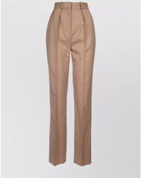 Elisabetta Franchi - Trousers Featuring Back Pockets And Belt Loops - Lyst