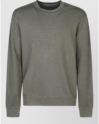 Original Vintage - Linen Cotton Blend Sweatshirt Round Neck - Lyst