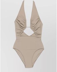 Rick Owens - Cutout Halterneck Swimsuit - Lyst