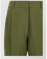 Blazé Milano - Linen Mid-Day Sun Fox Straight Trousers - Lyst