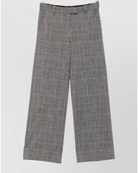 Circolo 1901 - Checked Straight-Leg Suit Trousers - Lyst