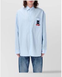 JW Anderson - Embroidered Shirt Featuring Window Detail - Lyst