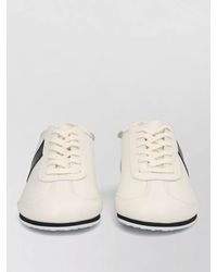 Marine Serre - Leather Low-Top Sneakers - Lyst