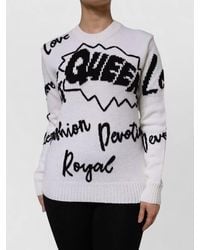 Dolce & Gabbana - Wool Long-Sleeve Crew-Neck Sweater - Lyst