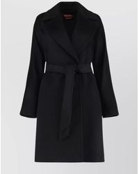 Max Mara - Dravenna Wool Coat With Coordinated Waist Belt - Lyst