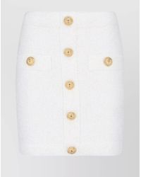 Balmain - Knee Length And Midi Skirts With Front Pockets - Lyst