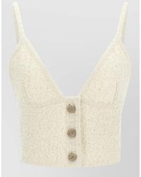 Alessandra Rich - Sequin Top - Lyst