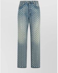 Golden Goose - Cotton Wide-Leg Trousers - Lyst