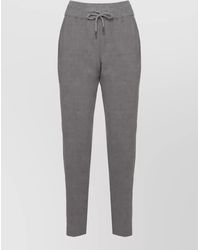 Panicale - Straight-Leg Wool Lounge Trousers - Lyst