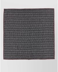 Brunello Cucinelli - Double Face Pinstripe Silk Pocket Clutch - Lyst