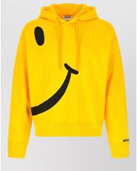 Moschino - Smiley Hooded Sweater Graphic Logo Knit - Lyst