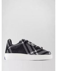 Burberry - Lf Box Knit Sneakers Synthetic Calfskin - Lyst