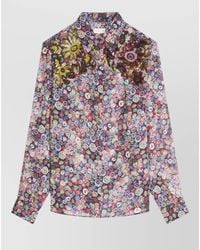 Dries Van Noten - Embroidered Printed Slim-Fit Shirt - Lyst
